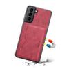 Denior es Adecuado para Funda de Teléfono Móvil Samsung S24Plus, Funda Protectora con Tarjetero S22Ultra, Funda de Cuero Anticaídas S23