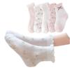 Calcetines para niños primavera y verano calcetines de malla delgada transpirable calcetines para niños y niñas que combinan con todo calcetines cortos de algodón absorbentes de sudor para niños al por mayor