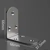 Soporte angular de acero inoxidable fijador de ángulo recto de 90 grados conector de soporte triangular de hierro pieza de refuerzo tipo ferretería soporte de estante