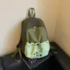 Mochila de nicho muy elegante para niñas, nuevo modelo 2026, mochila escolar versátil con bloques de color para estudiantes de secundaria, mochila para estudiantes universitarios