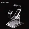 Suporte de Relógio Exibidor Rack de Exibição Suporte de Relógio com Anel C Fotografia Criativa Acrílico Base Giratória de Mesa Ornamento Microfone de Mão