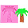 Molde de Silicone em Forma de Coqueiro Molde para Decoração de Bolo de Fondant, Bolo de Chocolate Molde DIY para Assar