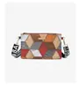 Venta al por mayor del fabricante 2025 Bolso de hombro para mujer, Bolso cruzado, Simple, Práctico y Versátil, Color de contraste, Costura, Estampado de cuadros, Para presbicia