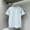 Roupas de Esportes ao Ar Livre de Secagem Rápida com Manga Curta para Homens e Mulheres, Camisetas Finas de Verão com Proteção Solar para Ciclismo, Roupas de Badminton com Sensação Refrescante