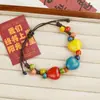 Pulsera de cerámica de Jingdezhen, nueva y que no se decolora, para estudiantes mujeres, pulsera de cuentas de estilo antiguo, pulsera de cerámica fresca y moderna