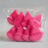 Esponja de Maquillaje Tie Dye Colorida Arcoíris Base de Maquillaje Cristal Súper Suave Venta al por Mayor de Fábrica Comercio Exterior Terciopelo de Cristal