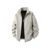 Jaqueta de Couro Cool com Gola Alta Estilo High Street Americano, Novo Modelo de Primavera, Versátil para o Dia a Dia, Blusa Solta Tendência Casual