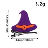 Pinzas para el Cabello Creativas de Disfraz de Halloween para Niños, Accesorios para el Cabello 3D, Gato Lindo, Calabaza, Pinzas Bb, Diseños de Murciélago para Regalo