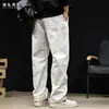 Pantalones Casuales Rectos para Hombre, Nuevo Otoño e Invierno 2026, Corte Holgado, Talla Grande, Pantalones de Trabajo de Patchwork de Moda