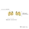 Dientes de Vampiro Doble Chapado en Oro Espejado de Venta Caliente Europea y Americana Transfronteriza Accesorios Dentales