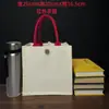 Bolso Tote de Lona Bolso de Mano Logo Personalizado Gran Capacidad Bolsa de Compras Ecológica Bolsa de Lona Laminada para Clase de Entrenamiento Estéreo