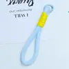 Huayang Correa de Muñeca Corta Nueva de Colores para Teléfono Móvil de Mano Lanyard Color Dopamina Llavero Lanyard Anti-pérdida Venta al por Mayor