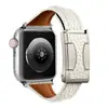 Fivela Magnética Duplo C de Couro com Pulseira para Apple Watch Pulseira para Apple Watch