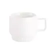 Celebridade da Internet Ins Caneca de Porcelana Branca Pura Copo Empilhável Copo de Água Doméstico Copo de Café Padrão de Logo 320 ml