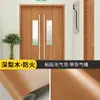 Pegatina de Madera Autoadhesiva Gruesa Ignífuga de PVC para Renovación Hogareña, Estufa de Cocina, Gabinete, Papel Tapiz Impermeable, Transfronterizo