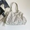 2026 Novo Estilo Coreano Estilo Preguiçoso Estampa de Estrela Bolsa Nuvem Grande Capacidade Ombro Único Axila Versátil Bolsa Tote para o Dia a Dia