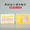Bolsas de Papel para Roujiamo Laotongguan, Bolsas Triangulares Desechables de Papel Kraft a Prueba de Grasa para Empaque de Alimentos, Personalizables con Impresión de Logo