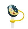 Nuevo Tema Espacial Tapa de Silicona para Popote Cubierta para Popote Cubierta Protectora Taza de Agua DIY Decorativa a Prueba de Polvo Tapón para Popote Venta al por Mayor