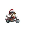 Novo Pingente de Natal para Moto Acrílico Plano Cross-Border Cão de Passeio Pingente de Decoração de Natal