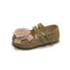 Zapatos de Cuero Floral Bajos para Niñas 2026, Zapatos Individuales Vintage de Otoño para Niñas, Zapatos Bajos de Princesa para Niñas Jóvenes, AliExpress