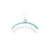 Varal multi-clip em formato de nuvem branco leitoso para uso doméstico, adequado para meias e roupas íntimas, uma ferramenta de armazenamento multifuncional para pequenas peças de roupa