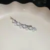 Pasador de Pelo de Perla Iris con Lazo Hueco Pinza para el Cabello Trasero de Mujer Lujo Accesible Gama Alta Pinza de Tiburón Accesorios para el Cabello Tocado