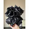 (13 centímetros) Pinza de Plátano con Lazo en Capas ~ Gasa Perlada Arreglada Artísticamente Hace que la Parte Posterior de la Cabeza Parezca Voluminosa Accesorio para el Cabello