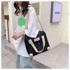 Mala de Rodinha Roda Universal Bolsa de Mãe Bolsa de Viagem Leve Viagem Multifuncional Bolsa de Mão Tecido Oxford Logo Estampado