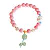 Nova pulseira de dança do leão estilo chinês maré nacional pulseira de contas degradê de cristal de vidro antigo atacado para casais