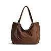 Bolsa de lona casual estilo japonés, simple y elegante, bolso de mano de gran capacidad, aspecto vintage lavado, adecuado para que los estudiantes lo usen como bolso de hombro para la clase