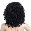 Fábrica de comércio exterior atacado peruca feminina Europeia e Americana Africana cabelo cacheado pequeno Fibra Química simulação seda alta temperatura cabeça explosiva cobertura em estoque