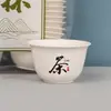 Copos Descartáveis de Chá Kung Fu de Casca de Arroz com Porta-Copos, Grau Alimentício, Resistentes a Altas Temperaturas, para Uso Doméstico e no Escritório, Copos de Chá para Convidados, Anti-Escaldante