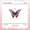 Tatuaje Adhesivo Lindo y Sencillo de Mariposa Morada para Brazo Pegatina de Tatuaje de Mariposa de Gama Alta de Nicho Impermeable de Larga Duración para Mujeres