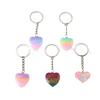 Llavero de resina japonesa y coreana con degradado de amor, colgante para bolso, producto terminado