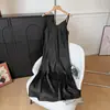 Novo vestido camisola jacquard acetato estilo nacional leve chinês para mulheres, vestido longo justo sem mangas com decote V, adequado para usar em camadas