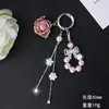 Coleção Original de Luxo Leve Brilhante Diamante Cristal Laço Cordão para Celular Pingente de Franja Chaveiro Charme para Bolsa