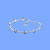 Panjia New Rose Gold 925 Prata Fivela Deslizante Ajustável Brilhante Pulseira DIY Acessórios Básicos Pulseira Live Supply