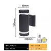 Luminária de Parede Externa LED Holofote à Prova d'Água para Iluminação para Cima e para Baixo de Corredores, Escadas, Paredes Externas, Batentes de Portas, Luzes de Pátio Externo de Hotel