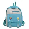 Mochila Feminina para Estudante Universitário Ins Nicho Campus Leve Grande Capacidade Mochila Masculina Estilo Universitário Casual