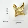 Gancho de Entrada SenShe, Estilo Europeu e Americano Criativo de Luxo Leve, Puxador Popular para Porta de Armário sem Furo, Gancho Decorativo de Latão para Casa