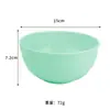 Tazón de Arroz de Paja de Trigo Transfronterizo 15cm Tazón de Arroz y Sopa para Comedor Estudiantil Cocina Casera Tazón de Fideos Instantáneos de PP Set de Tazones de Regalo
