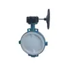 Válvula Borboleta Tipo Wafer Manual para Turbina D371F46-10C Dn80 Material Wcb