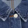 Ropa europea y americana para mujer transfronteriza, bestseller de AliExpress, chaqueta vaquera corta informal de moda estilo francés