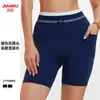 Nuevos Shorts de Yoga de Amazon para Mujer, de Cintura Alta, Levanta Glúteos, con Bolsillos, Shorts de Fitness para Correr al Aire Libre, Entrenamiento y Ciclismo