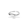 Tendencia Nueva Transfronteriza Anillo Ancho de Acero Inoxidable con Textura Geométrica para Hombres y Mujeres Irregular Acero de Titanio Anillo de Lujo de Gama Alta