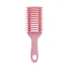 Pente oco com massagem e almofada de ar pente costelas do pente pente elástico pente de massagem com almofada para cabelo pente de modelar multicolorido