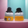Gorro de Lana de Rugby Transfronterizo de Comercio Exterior Bordado de Equipo Gorro Tejido Gorro para Clima Frío con Forro Polar para Calidez y Protección de Orejas Gorro Deportivo de Pareja