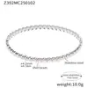 Pulseira com fivela de zircônia incrustada personalidade europeia e americana roda-gigante feminina aço inoxidável PVD banhado a ouro a vácuo pulseira simples de luxo leve