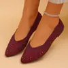 Zapatos Casuales para Mujer para Exportación, Mocasines de Moda y Versátiles, Transpirables y No Asfixiantes, Zapatos Fly-Knit con Suelas Blandas, Zapatos Slip-On Cómodos para Mujer