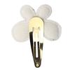 Versión coreana transfronteriza para niños clip BB con forma de mariposa clip para el cabello de PU brillante accesorios para el cabello de bebé fabricantes de tocados venta al por mayor